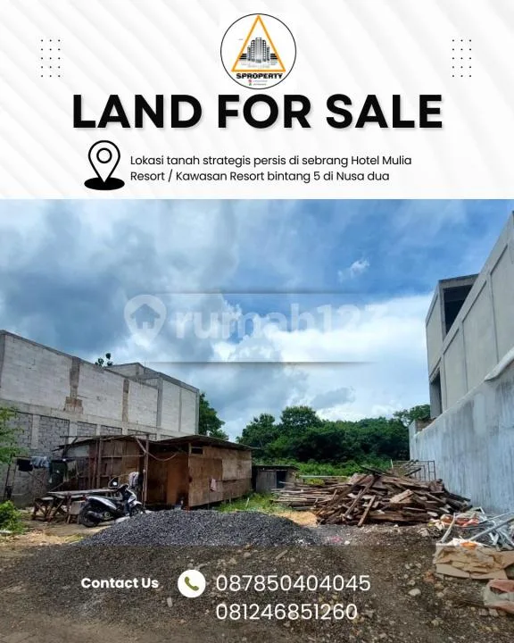 Dijual Tanah Ocean View Bangunan Lantai 2 dengan Kawasan Komplek Villa Mewah di Nusa Dua / Sawangan - Bali - Real Estate in Bali