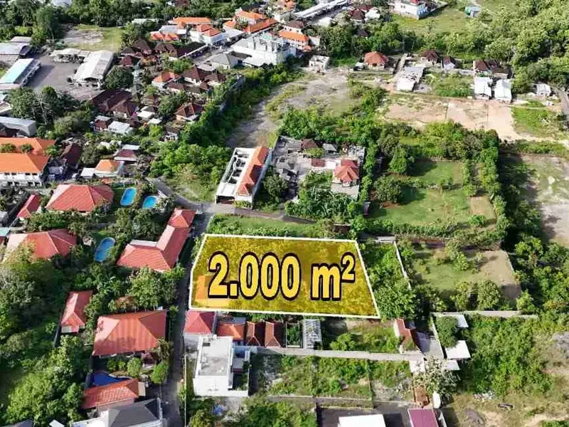 Tanah 2000m2 Lokasi Premium 6 Menit ke Pantai Gunung Payung Bali - Bali in Bali