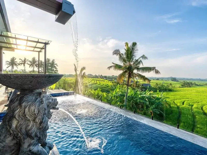 Luxury Villa With Ocean & Paddy Field View in Tabanan - Real Estate in Bali
