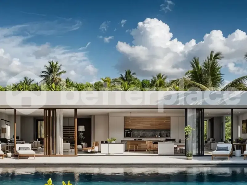 Elegant Tropical Contemporary Villa in Peaceful Pecatu 2 Bedrooms with Sunset Views - Real Estate in Bali