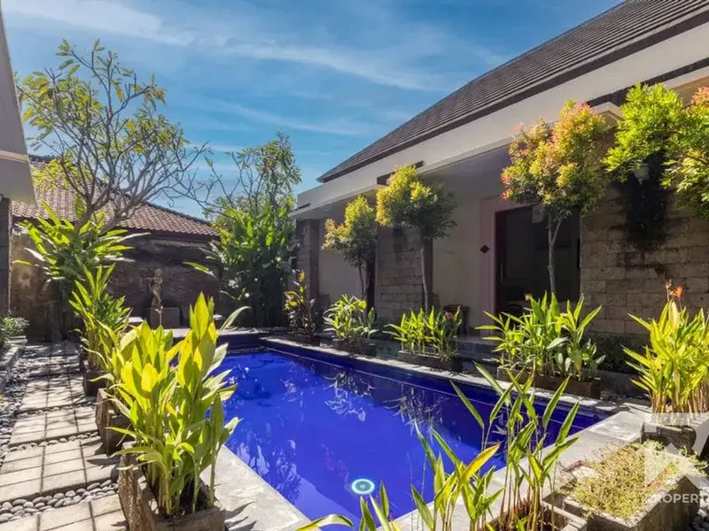For Rent Monthly 1 Bedroom Guest House with Pool in Sanur Bali - Real Estate in Bali