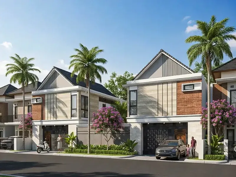 Leasehold - Dual Villa Investment with Long Lease in Legian, Bali - Real Estate in Bali