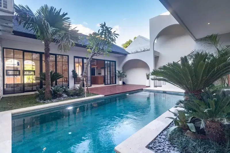 JUAL VILLA BARU FULLY FURNISHED JIMBARAN BAWAH - Real Estate in Bali