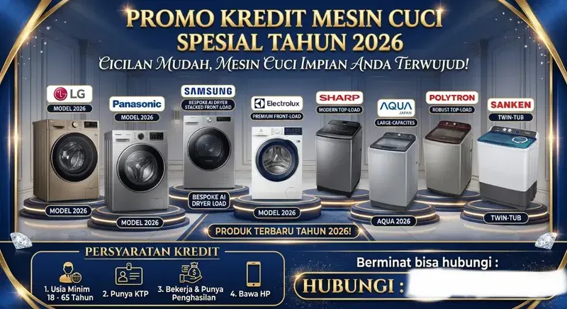 Promo kredit mesin cuci by indodana finance. Ready Berbagai merek - Home & Garden in Bali