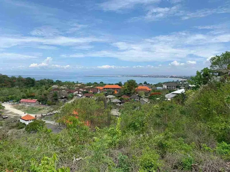 BARANG MURAH Dijual Tanah Full View Laut di Jalan Raya Utama Uluwatu Jimbaran Bali - Bali in Bali