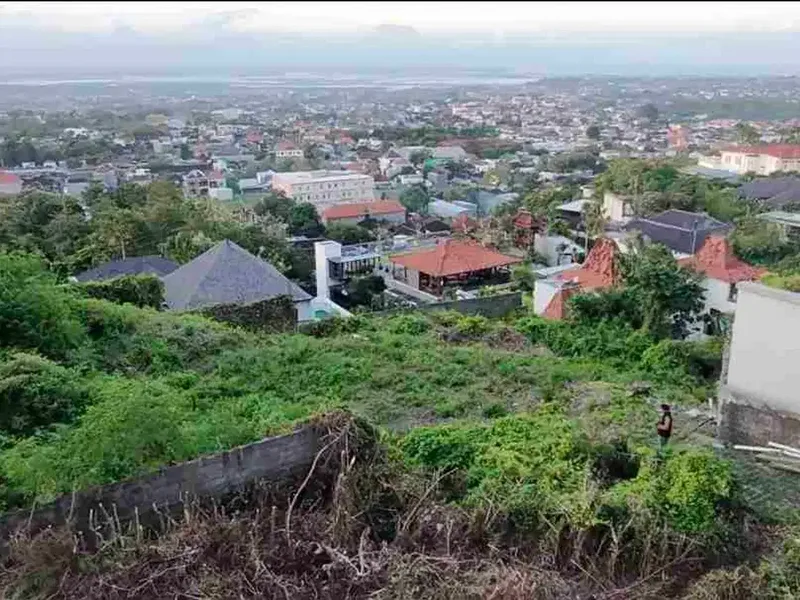 Tanah 702m² Jimbaran View Laut Lebar Depan 29 Meter - Real Estate in Bali