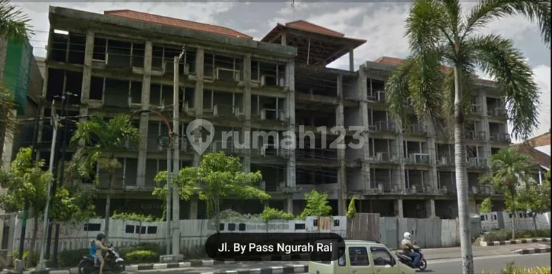 TANAH DENGAN BANGUNAN RENCANA HOTEL BINTANG TIGA KUTA - Real Estate in Bali