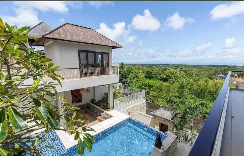 FOR SALE VILLA LUXURY OCEAN VIEW LOKASI BEST PREMIUM DEKAT AIRPORT - Real Estate in Bali