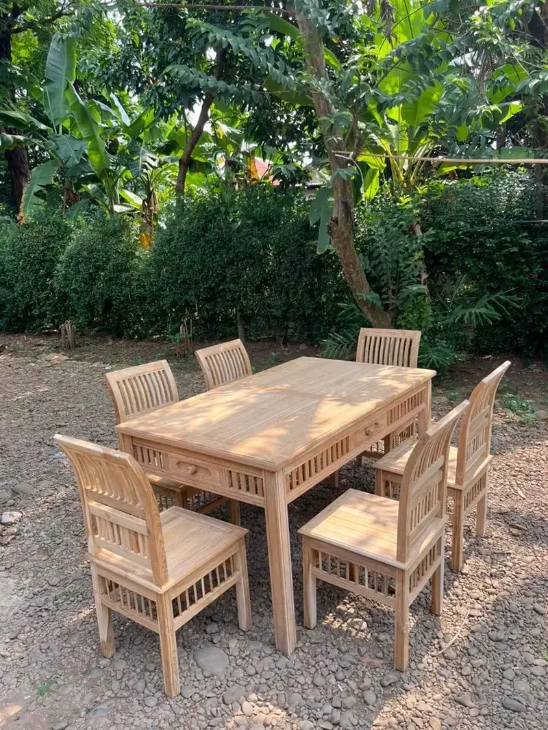 Meja makan isi 6 kursi - Home & Garden in Bali