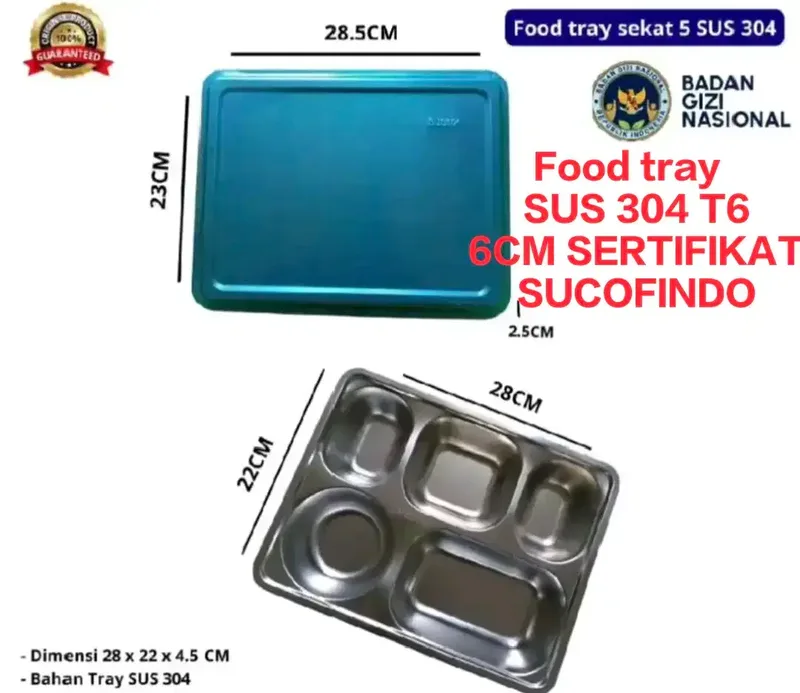 Food tray Ompreng MBG BGN - Home & Garden in Bali