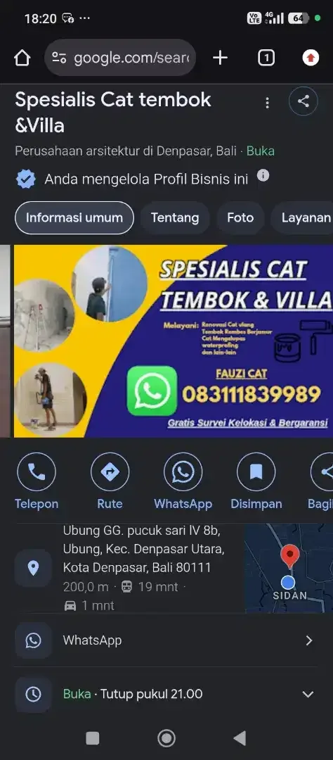 Tukang cat spesialis - Services in Bali