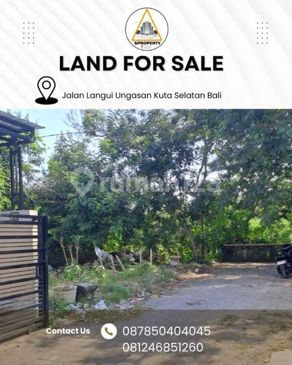 Dijual Cepat Tanah Lingkungan Villa - Jalan Langui Ungasan Kuta Selatan Bali - Bali in Bali