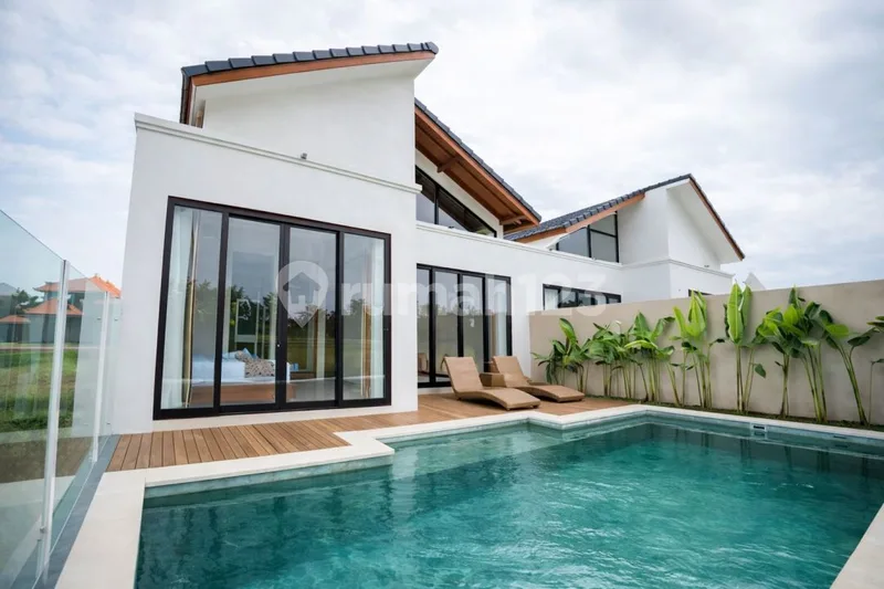 Modern Villa 2 Kamar Tidur dengan View Sawah di Ubud Bali - Real Estate in Bali
