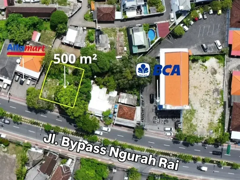 Dijual Tanah komersil dekat Tol & Obyek Wisata di Jl Bypass Nusa Dua Bali - Bali in Bali