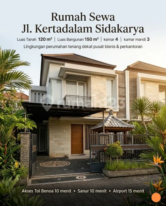 Siap Huni, Rumah, 2 Lantai, Bebas Banjir,Furnished Denpasar - Bali in Bali