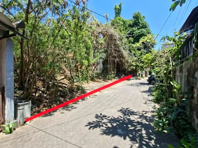 Di jual tanah murah  Lokasi strategis dekat sunres  hotel atau di balkang hotel Mahogany hotel - Real Estate in Bali