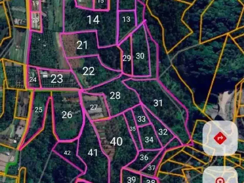 Tanah 39 Ha Los Sungai Ayung Tembus Ubud - Real Estate in Bali