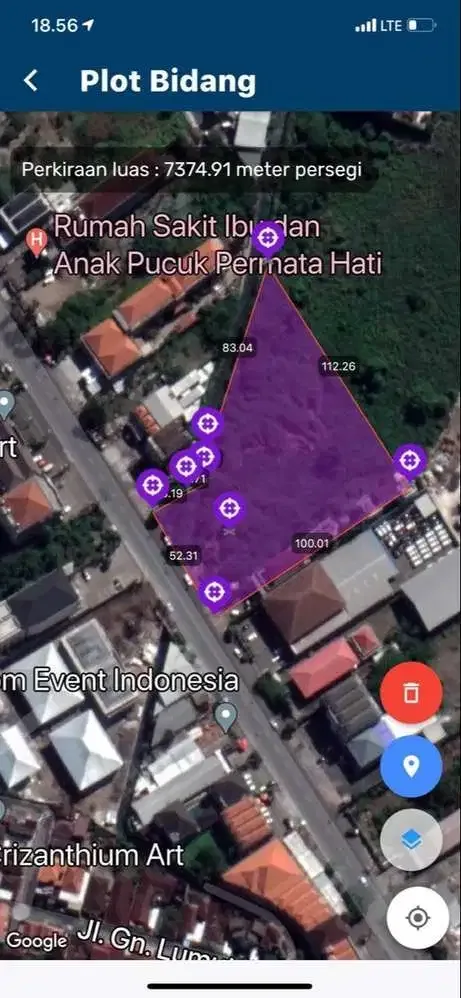 TANAH STRATEGIS JALAN UTAMA TEUKU UMAR DENPASAR - Real Estate in Bali