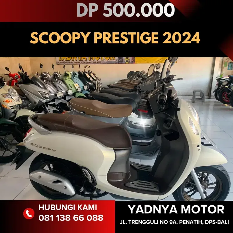 SCOOPY PRESTIGE 2024/YADNYA MOTOR - Vehicles in Bali
