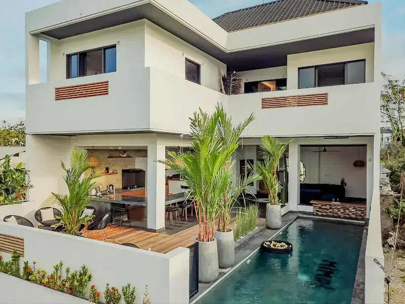 3 Bedroom Villa with Ocean View in Jimbaran for Rent Yearly - Real Estate in Bali