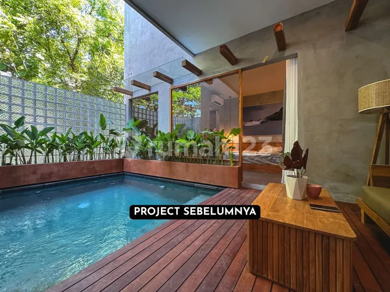 Rumah Villa Industrial Tropical di Goa Gong, Ungasan. - Real Estate in Bali