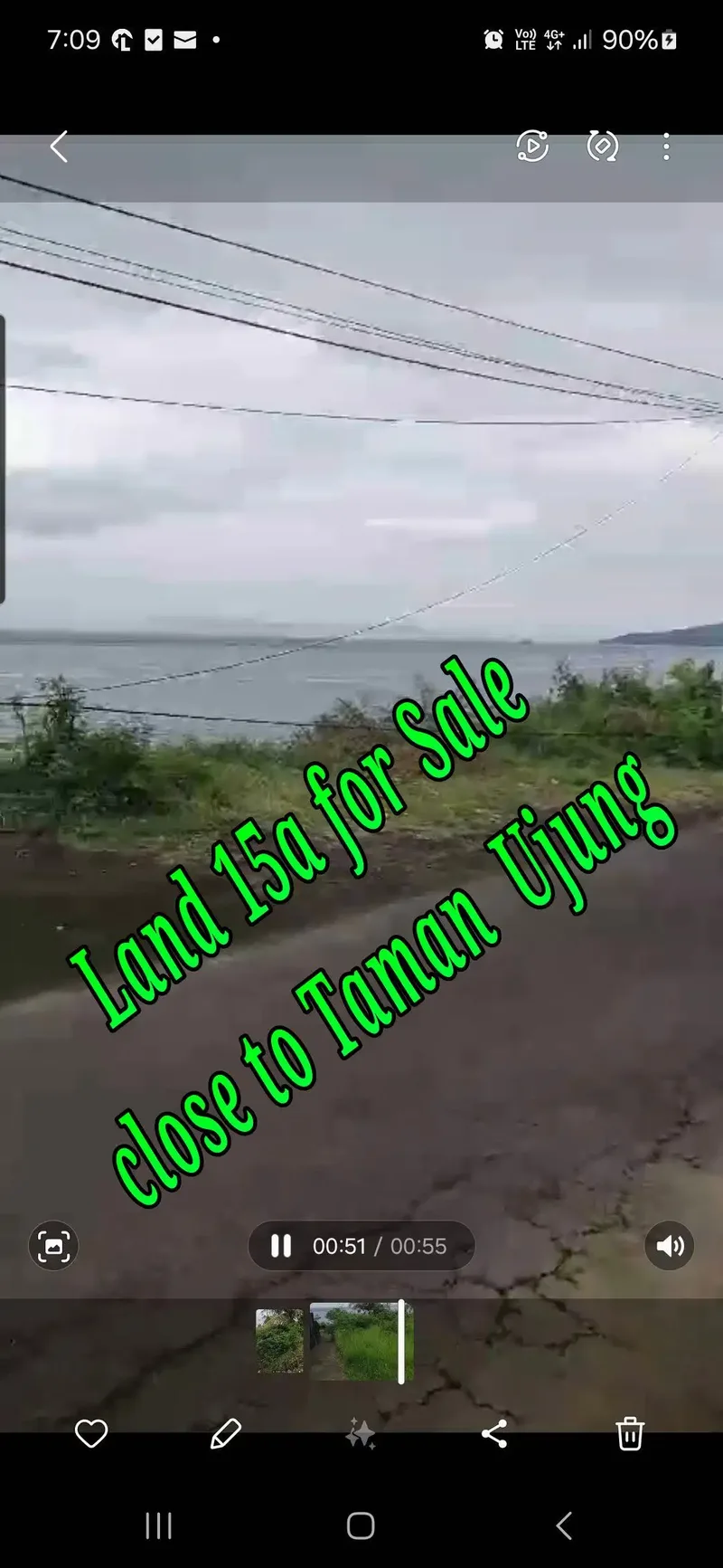 Land 15a fo Sale close to Taman Ujung Karangasem Bali - Bali in Bali