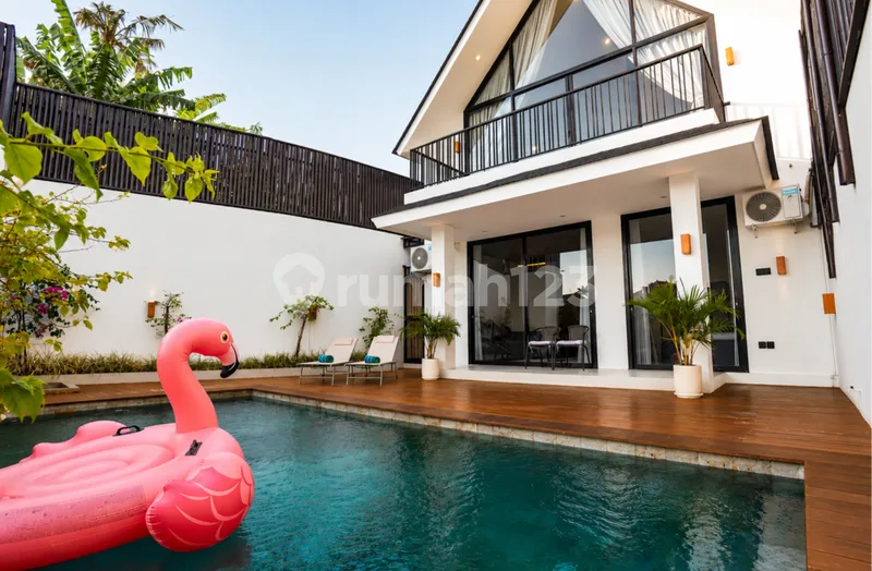 For Lease (Bukan Shm) - Contemporary Tropical 2 Bedroom Villa In Canggu With Private Pool - Svlc127 - Bali in Bali