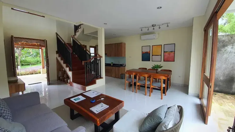 VILLA UBUD FULLY FURNISHED FOR RENT VIEW PADDY FIELD - Real Estate in Bali