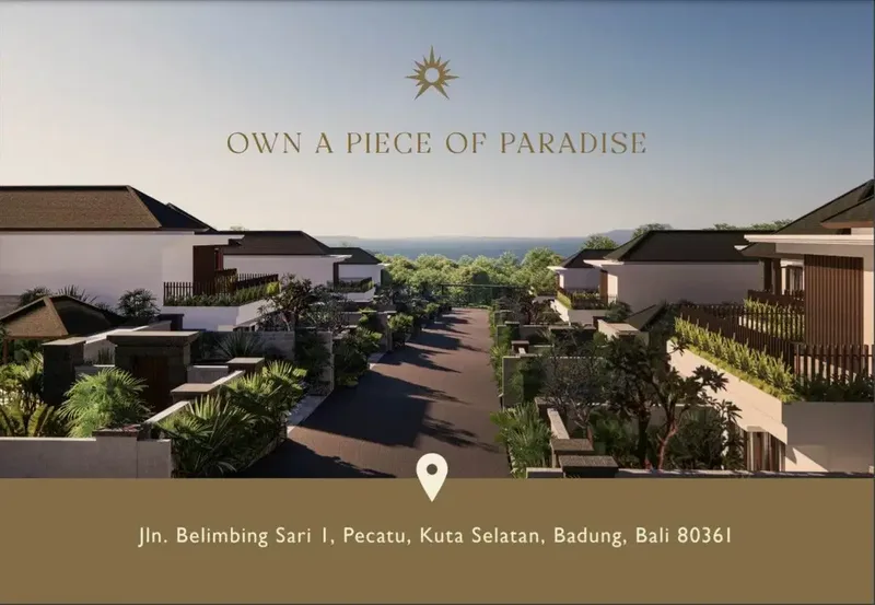 VILLA 5 ARE DI PECATU KUTA SELATAN - Real Estate in Bali