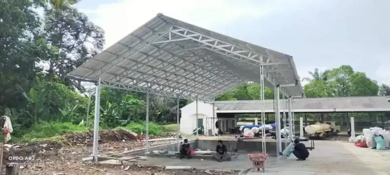 Kanopi baja ringan, Canopy besi hollo, Rangka baja ringan, plafon PVC - Home & Garden in Bali
