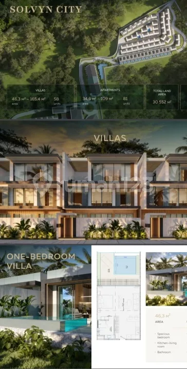 Villa For Sale , In Solvyn City, Pandawa, Bali - Real Estate in Bali