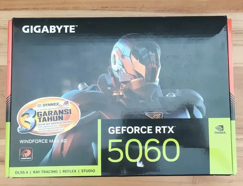 GIGABYTE GeForce RTX 5060 8GB WINDFORCE MAX, GARANSI RESMI SMI 3 Tahun - Electronics in Bali