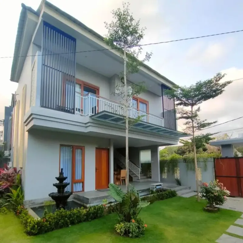 FOR LEASE 3BR VILLA D'BOUGENVILLE RENON BALI DENPASAR TYPE 4 FURNISHED - Real Estate in Bali
