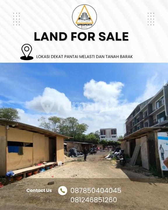 Dijual Tanah Zona Pariwisata Lokasi Dekat Pantai Melasti dan Tanah Barak - Real Estate in Bali