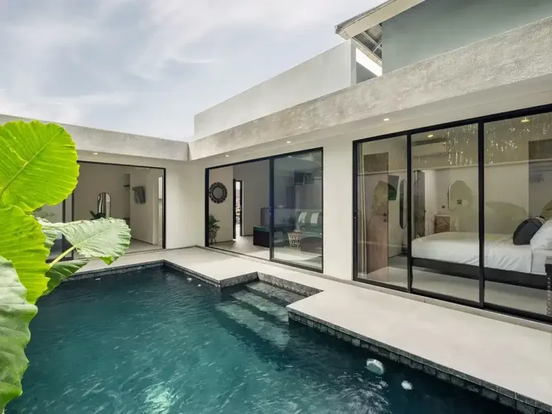 FOR LEASEHOLD | MODERN MINIMALIST VILLA – STRATEGIC LOCATION IN KEROBOKAN - Bali in Bali