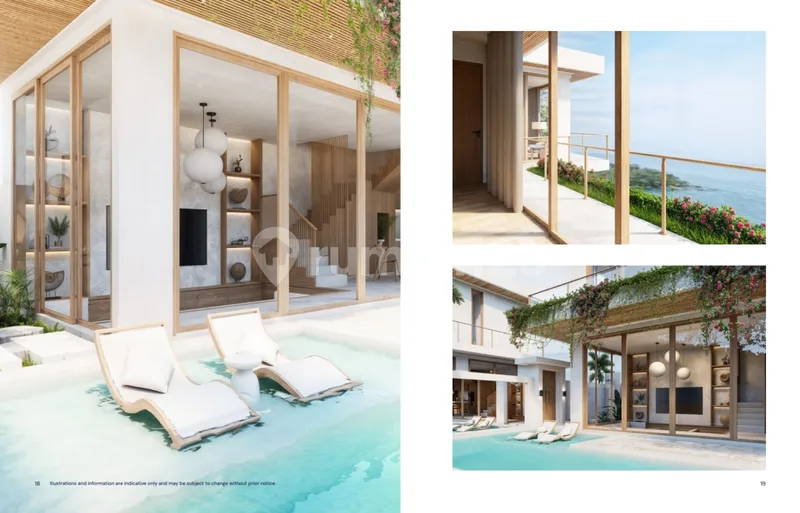 Luxury Ocean View Villa ,Walking Distance To The Beach Secure 29+ Year Lease - Bali in Bali