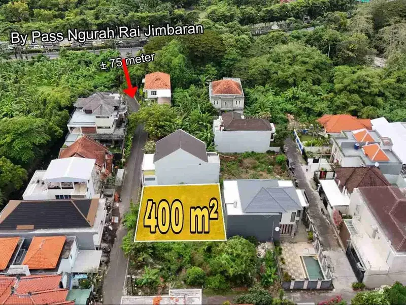 Tanah Ngotak Link Villa Dekat by Pass Ngurah Rai Jimbaran Bawah Bali - Real Estate in Bali
