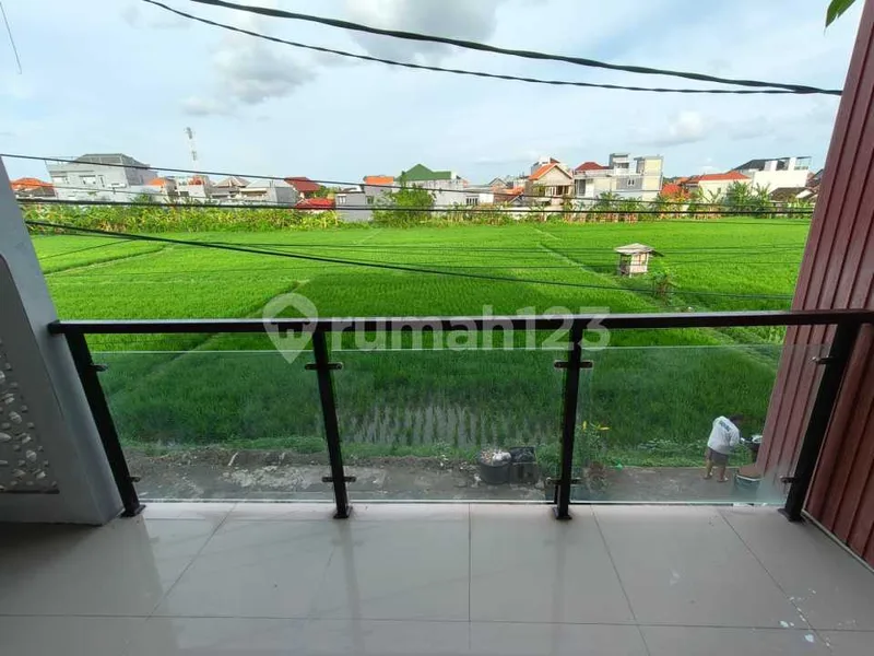 Disewakan Rumah Siap Huni View Sawah Dekat Tol Bali Mandira dan Sanur - Real Estate in Bali