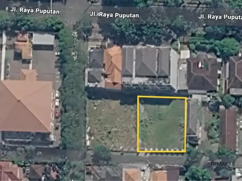 Tanah 4 Are di Lokasi Prime Dijual di Jalan Puputan, Renon - Real Estate in Bali