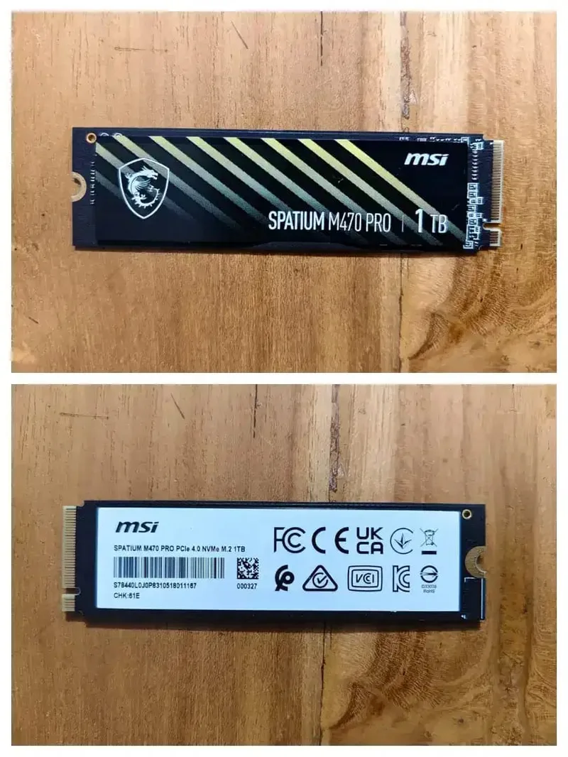 SSD MSI SPATIUM 1 TB GEN 4, GEN 3 - Electronics in Bali