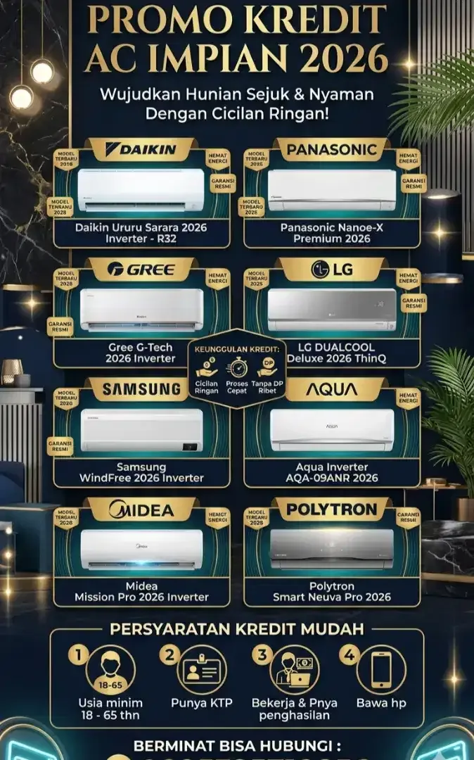 Promo Kredit Ac by indodana finance. Berbagai merek & ukuran - Home & Garden in Bali