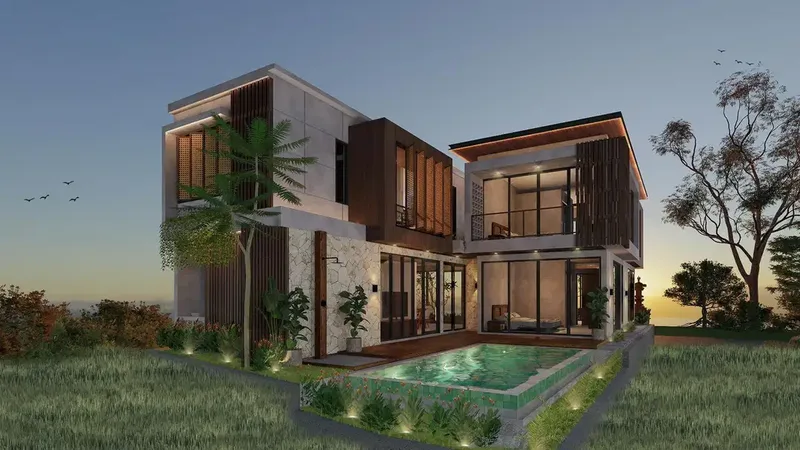 2 Units Off-Plan Villa For Sale at Cemagi - Real Estate in Bali