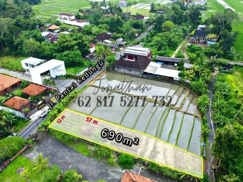 Dijual Tanah Komersil Pinggir Jalan Utama Pantai Kedungu Tabanan Bali - LSADT - Real Estate in Bali