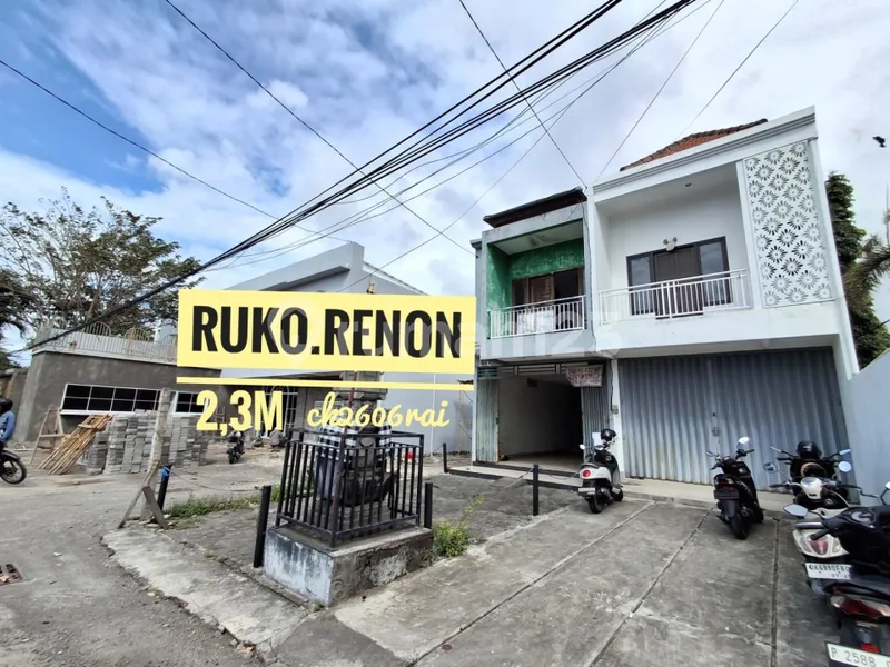 Jual Cepat Ruko Strategis Renon Sanur Denpasar Bali - Bali in Bali