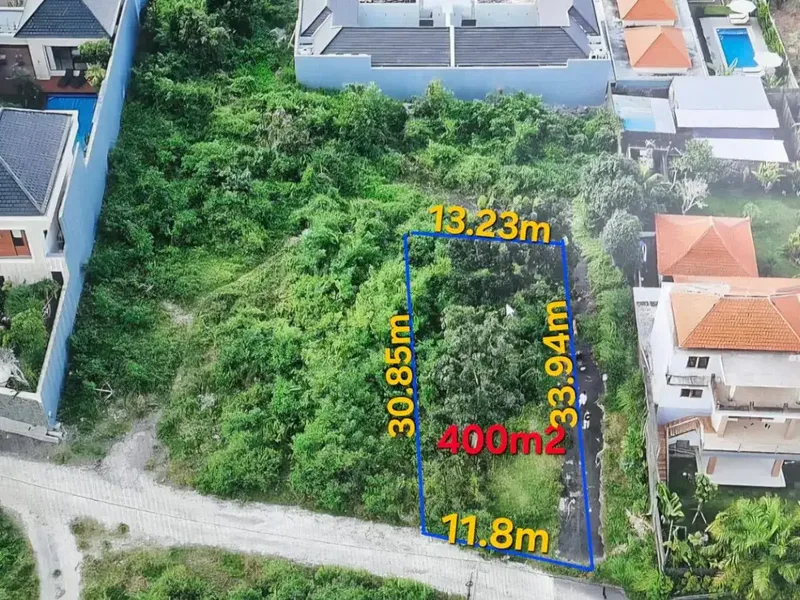Tanah Dijual di Area Tenang Ungasan – Cocok untuk Vila Pribadi atau Investasi - Bali in Bali