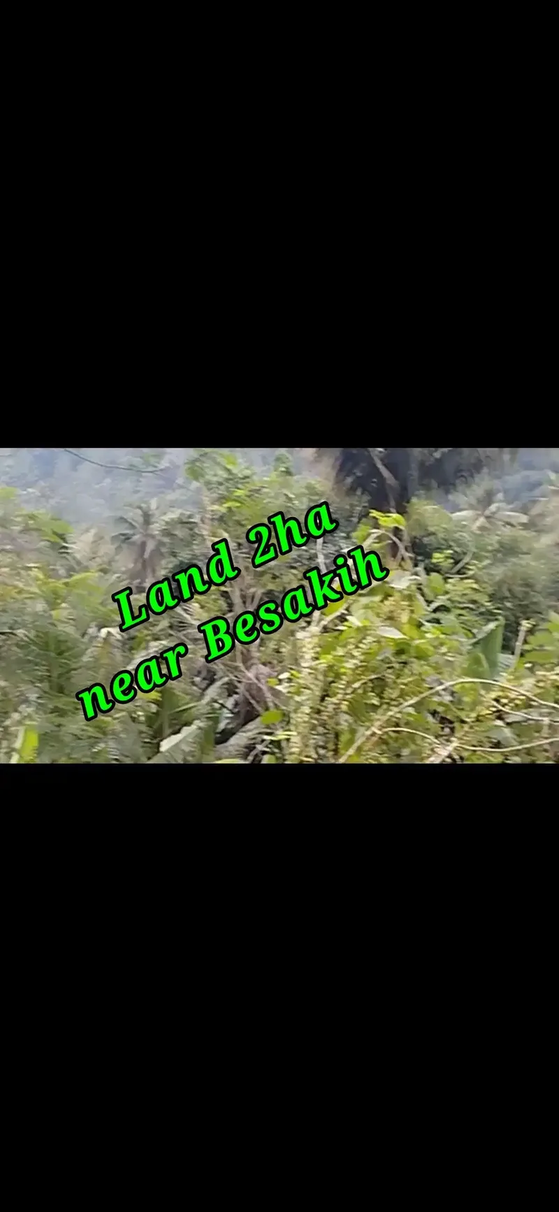 Land 2ha for Sale Location near Besakih area Karangasem Bali - Bali in Bali