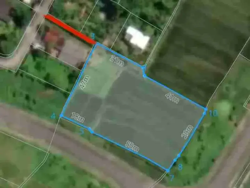 DIJUAL / FREEHOLD : Tanah Premium Ocean View, Paddie View, Lingkungan Ciputra Resort, Pantai Pangkung Tibah, Kediri, Tabanan, Bali - Real Estate in Bali