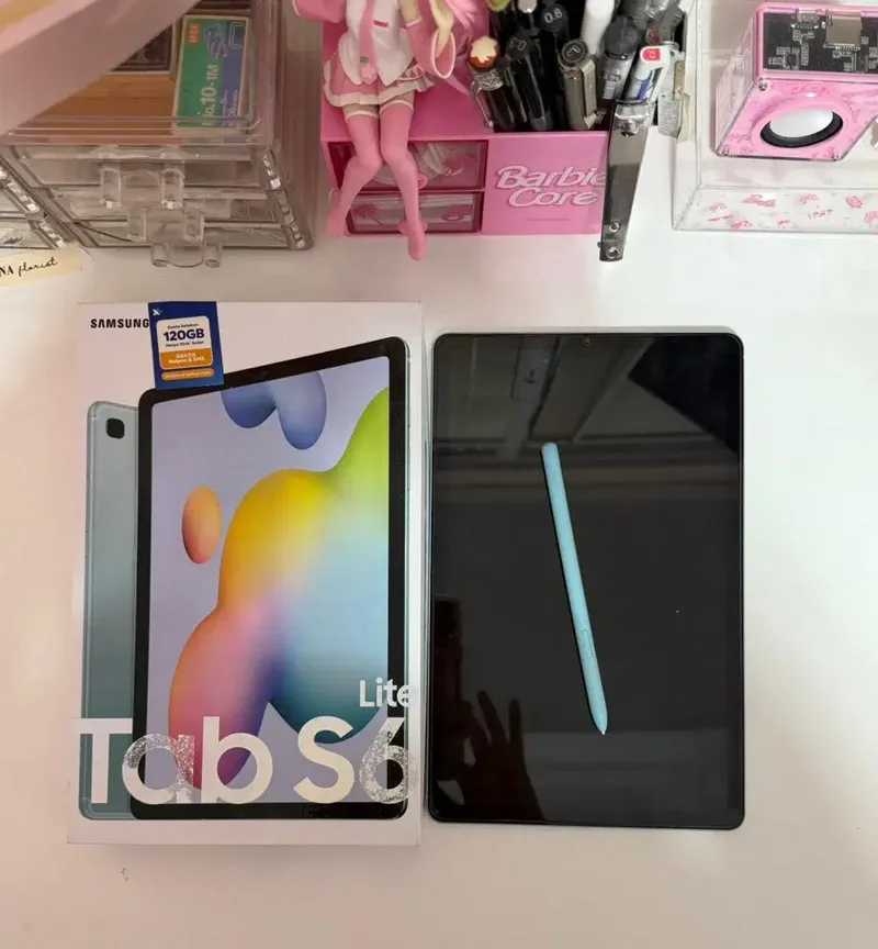 Dijual Tab Samsung S6 Lite Blue - Electronics in Bali