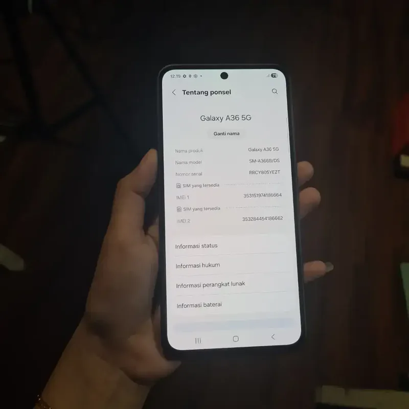 Samsung Galaxy A36 8/256GB SEIN
Unit Only / Batangan - Electronics in Bali