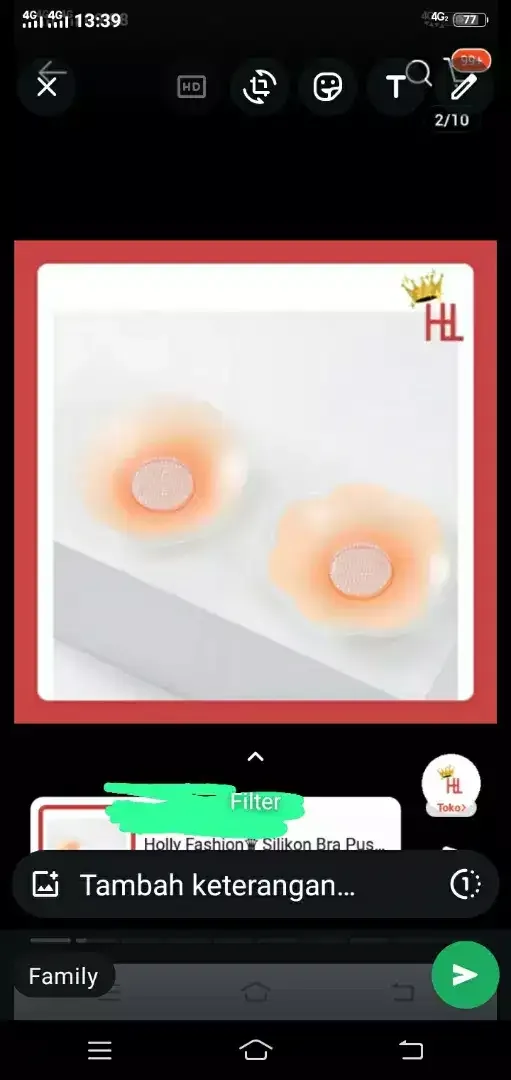 Silikon Bra Push Up Penutup Puting wanita - Fashion in Bali